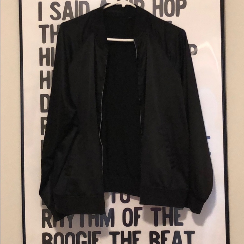 Uniqlo Silk Bomber jacket L